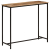 Stolik konsolowy, 80x30x74 cm, lite drewno mango i żelazo