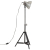 Lampa wisząca, 25 W, srebro vintage, 35x35x65/95 cm, E27