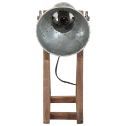 Lampa stołowa, 25 W, srebrny vintage, 30x17x40 cm, E27