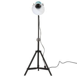 Lampa stojąca, 25 W, postarzany niebieski, 35x35x65/95 cm, E27