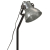 Lampa stołowa, 25 W, srebrny vintage, 17x17x60 cm, E27