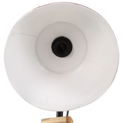 Lampa stojąca, 25 W, postarzany czerwony, 45x45x120 cm, E27