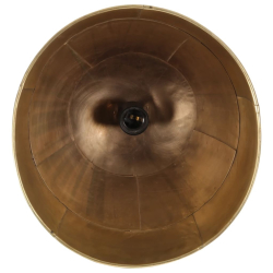 Lampa sufitowa, 25 W, antyczny mosiądz, 29x18x85 cm, E27