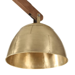 Lampa sufitowa, 25 W, antyczny mosiądz, 29x18x85 cm, E27