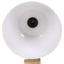 Lampa stojąca, 25 W, biała, 45x45x120 cm, E27