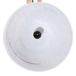 Lampa sufitowa 25 W, postarzany niebieski, 105x30x65-108cm, E27