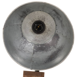 Lampa stojąca, 25 W, srebro vintage, 45x45x120 cm, E27