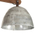 Lampa sufitowa 25 W, srebro vintage, 105x30x65-108 cm, E27
