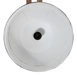 Lampa sufitowa 25 W, czarna, 105x30x65-108 cm, E27