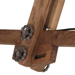 Lampa sufitowa 25 W, czarna, 105x30x65-108 cm, E27