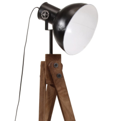 Lampa stojąca, 25 W, czarna, 45x45x120 cm, E27