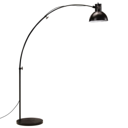Lampa stojąca, 25 W, czarna, 150 cm, E27