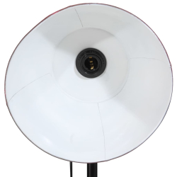 Lampa stojąca, 25 W, postarzany czerwony, 75x75x90-150 cm, E27