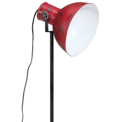 Lampa stojąca, 25 W, postarzany czerwony, 75x75x90-150 cm, E27