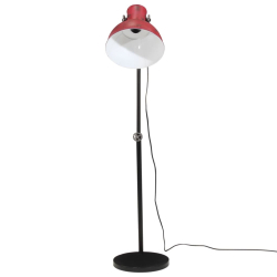 Lampa stojąca, 25 W, postarzany czerwony, 30x30x90-150 cm, E27