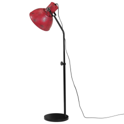 Lampa stojąca, 25 W, postarzany czerwony, 30x30x90-150 cm, E27