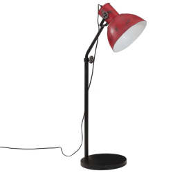 Lampa stojąca, 25 W, postarzany czerwony, 30x30x90-150 cm, E27