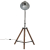 Lampa stojąca, 25 W, srebro vintage, 75x75x90-150 cm, E27
