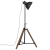 Lampa stojąca, 25 W, czarna, 75x75x90-150 cm, E27