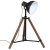 Lampa stojąca, 25 W, czarna, 75x75x90-150 cm, E27