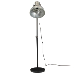 Lampa stojąca, 25 W, srebro vintage, 30x30x90-150 cm, E27