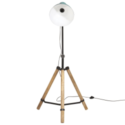 Lampa stojąca, 25 W, postarzany niebieski, 75x75x90-150 cm, E27