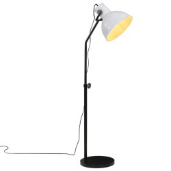 Lampa stojąca, 25 W, biała, 30x30x90-150 cm, E27
