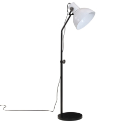 Lampa stojąca, 25 W, biała, 30x30x90-150 cm, E27
