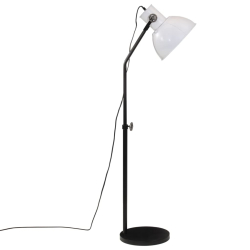 Lampa stojąca, 25 W, biała, 30x30x90-150 cm, E27