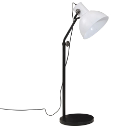 Lampa stojąca, 25 W, biała, 30x30x90-150 cm, E27