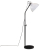 Lampa stojąca, 25 W, biała, 30x30x90-150 cm, E27