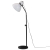 Lampa stojąca, 25 W, biała, 30x30x90-150 cm, E27