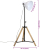 Lampa stojąca, 25 W, biała, 75x75x90-150 cm, E27