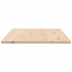 Blat do stołu, 80x50x1,7 cm, prostokątny, lite drewno sosnowe