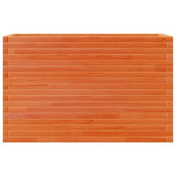 Donica ogrodowa, woskowy brąz, 110x40x68,5 cm, drewno sosnowe