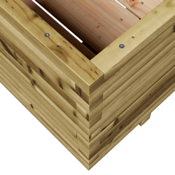 Donica ogrodowa, 110x110x49,5 cm, impregnowane drewno sosnowe