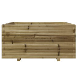 Donica ogrodowa, 100x100x49,5 cm, impregnowane drewno sosnowe
