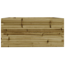 Donica ogrodowa, 100x100x49,5 cm, impregnowane drewno sosnowe