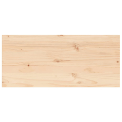 Blat stolika, 100x50x2,5 cm, prostokątny, lite drewno sosnowe