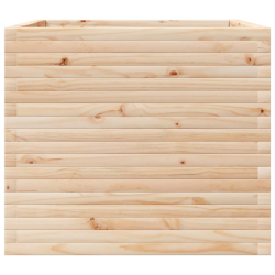 Donica ogrodowa, 80x80x68,5 cm, lite drewno sosnowe