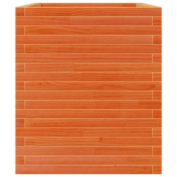 Donica ogrodowa, woskowy brąz, 90x60x68,5 cm, drewno sosnowe