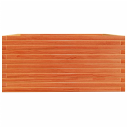 Donica ogrodowa, woskowy brąz, 100x100x49,5 cm, drewno sosnowe