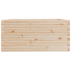 Donica ogrodowa, 100x100x49,5 cm, lite drewno sosnowe