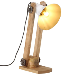 Lampa stołowa, 25 W, biała, 23x13x52 cm, E27