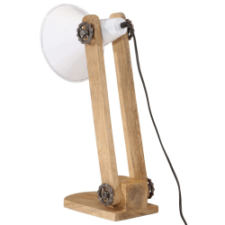 Lampa stołowa, 25 W, biała, 23x13x52 cm, E27