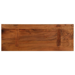 Blat stołu, 70x40x2,5 cm, prostokątny, lite drewno z odzysku