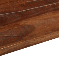 Blat stołu, 40x40x2,5 cm, kwadratowy, lite drewno z odzysku