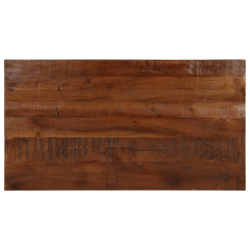 Blat stołu, 120x50x2,5 cm, prostokątny, lite drewno z odzysku