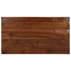 Blat stołu, 110x50x2,5 cm, prostokątny, lite drewno z odzysku
