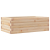 Donica ogrodowa, 70x40x23 cm, lite drewno sosnowe